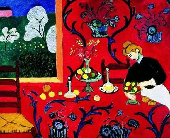Red Room By Henri Matisse