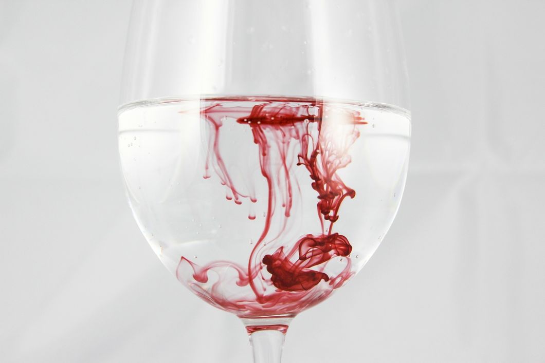 https://pixabay.com/en/a-glass-of-water-color-ink-blood-210631/
