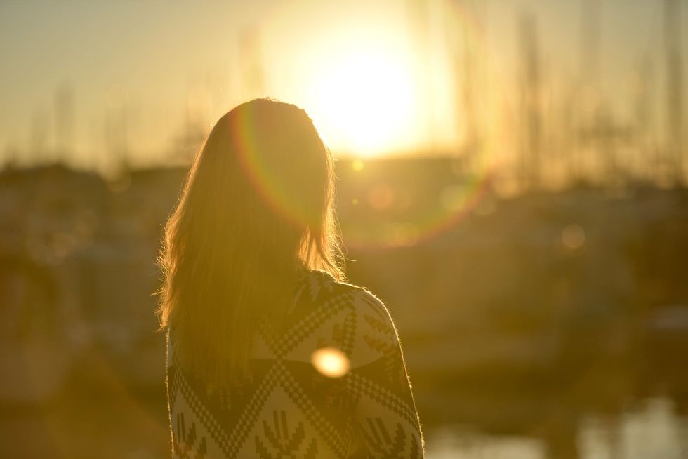 https://www.pexels.com/photo/dawn-sunset-person-woman-5192/