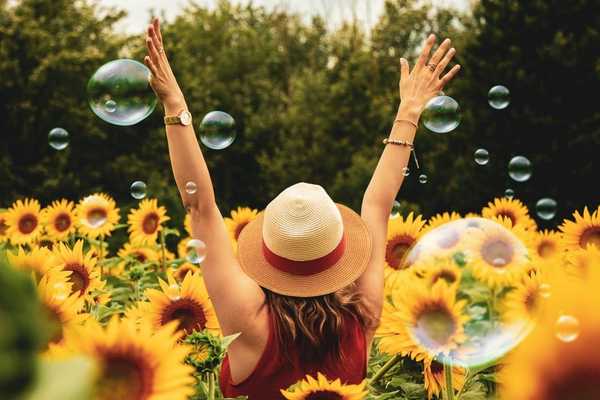 https://www.pexels.com/photo/photography-of-woman-surrounded-by-sunflowers-1263986/