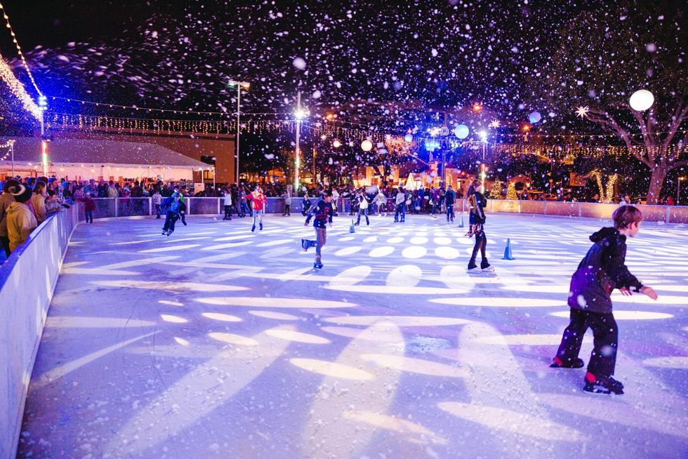 Ice Skating Christmas