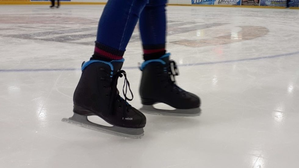 Ice skating