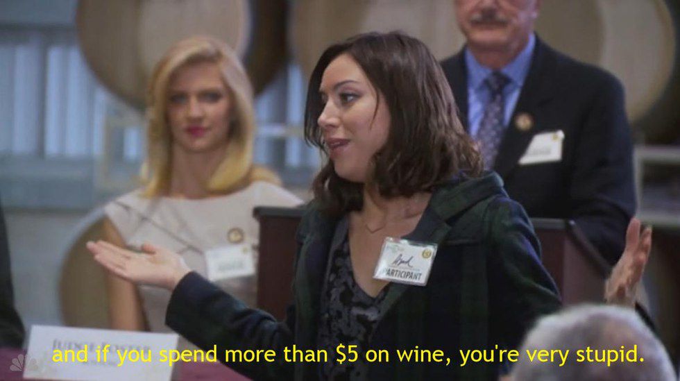 if you spend more than $5 on wine you're very stupid