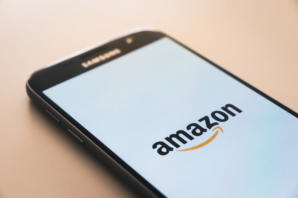 Image of Amazon app on phone