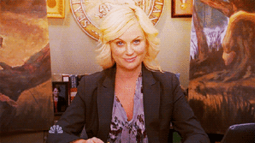 The "It's Almost Finals Week Emotions" Told By Leslie Knope