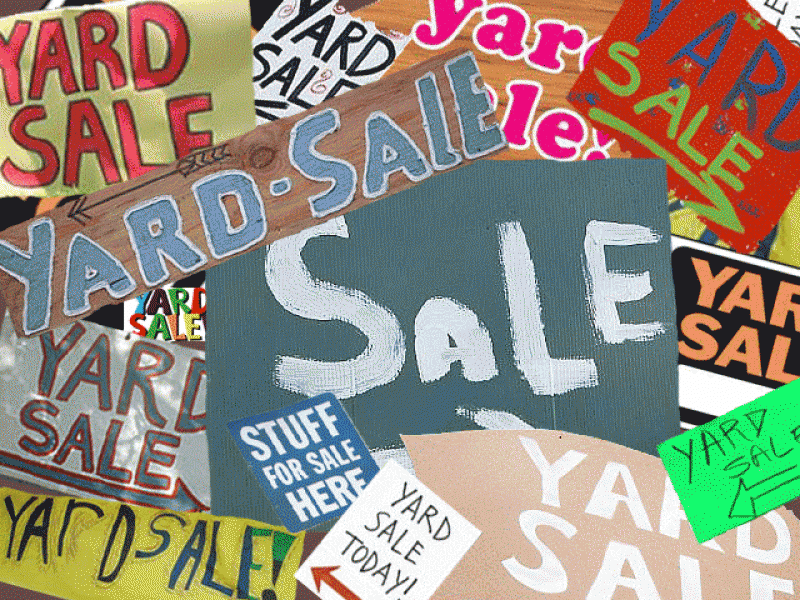 The Art Of Yard "Sale-ing"