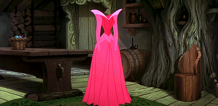 aurora dress pink and blue Color changing aurora Dress Cosplay costume – MJcostume main image 0