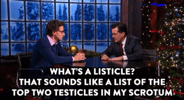 Why Listicles Suck: A Listicle
