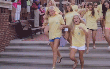 An Accurate Timeline Of Your Emotions Before, During, And After Bid Day
