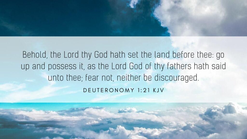 Deuteronomy 1:21 Reflection