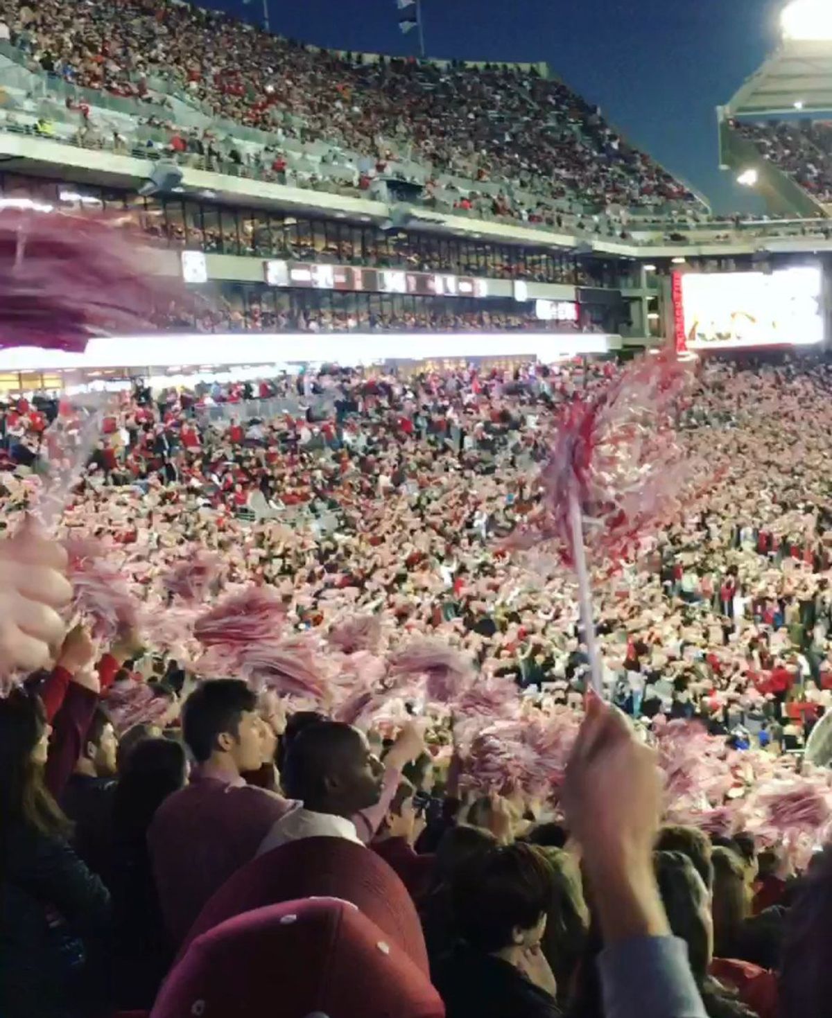 What It's Like Sitting In The Student Section of An Undefeated Team