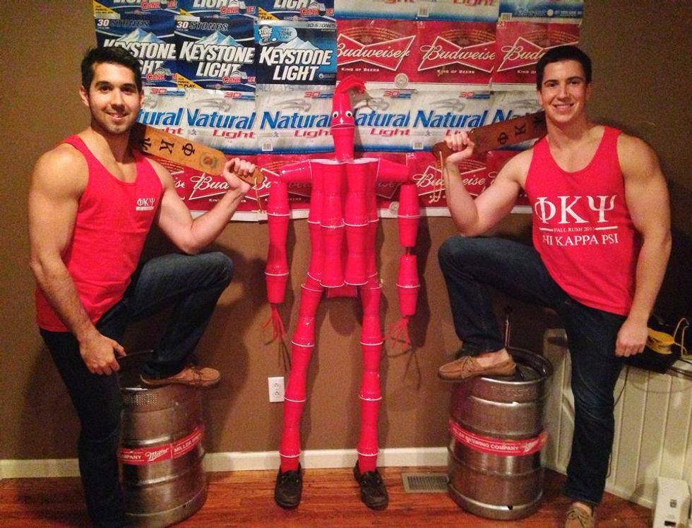 Franco & McLovin Bro it up at U of I for the Day