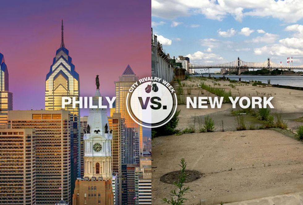 Philadelphia vs. New York