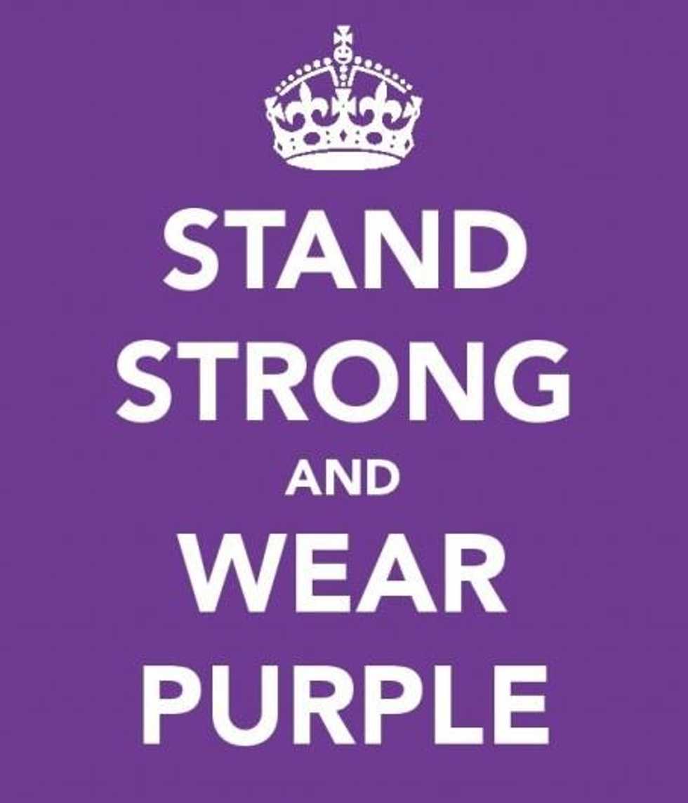 October Has Two Colors: Purple and Pink