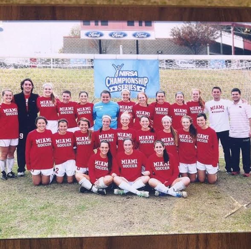 Miami University Women's Club Soccer: 2nd in the Nation