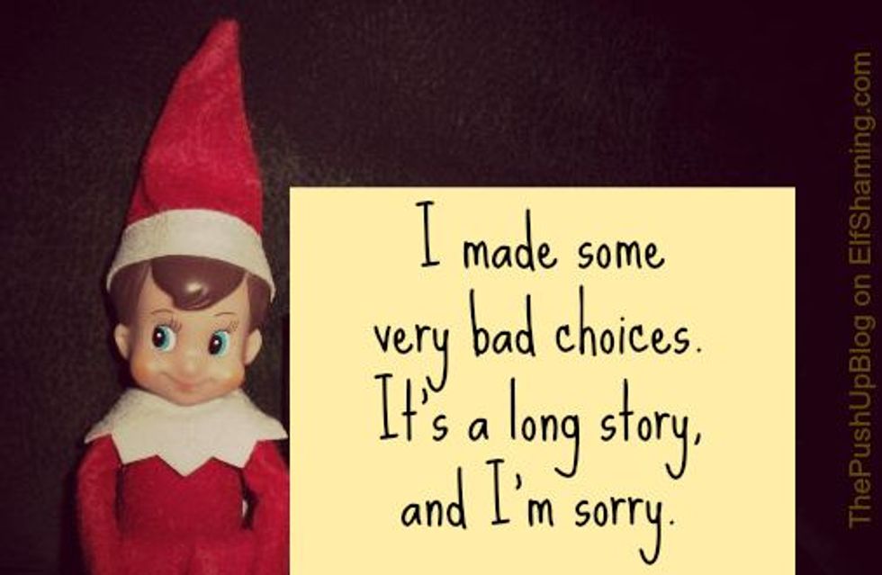 Elf on the Shelf- Not so Innocent