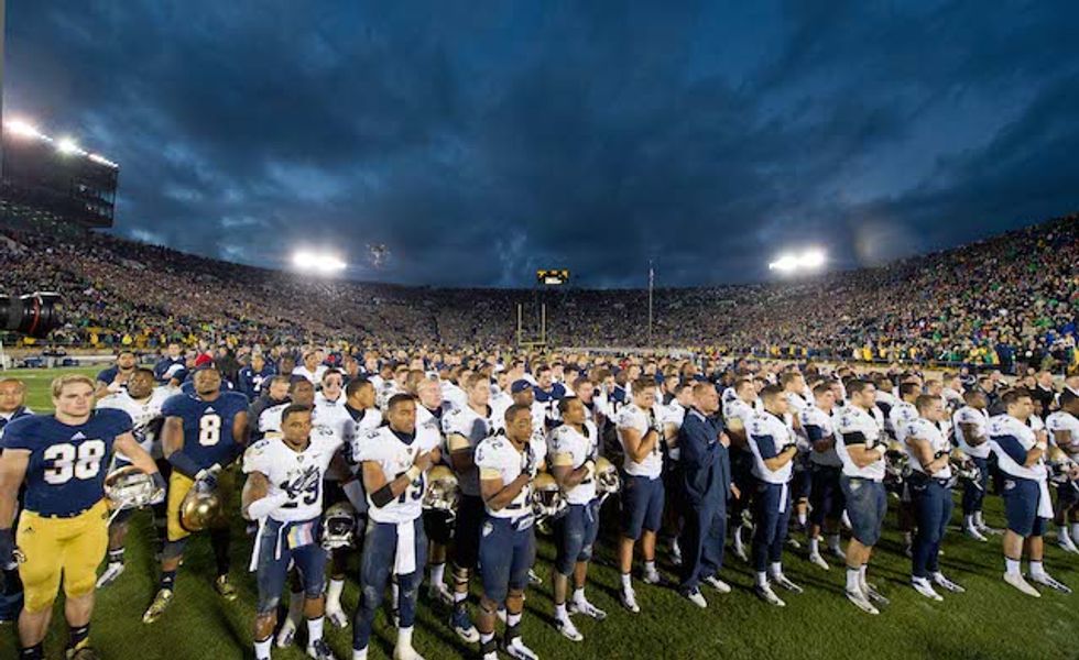 A Thank You Letter To Navy From Notre Dame