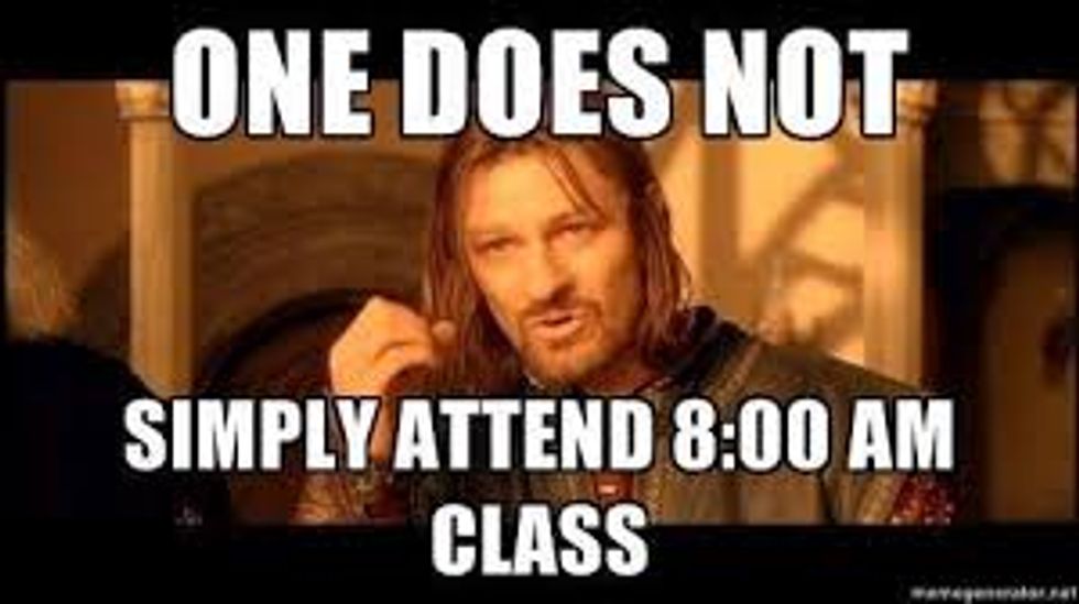 19 Thought You Have Every Time You Take An 8 AM Class | The Odyssey Online
