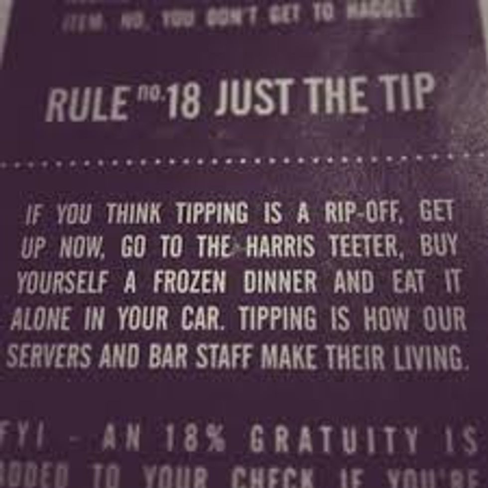 An Open Letter: Why You Should Always Tip Your Servers At Least 15 Percent