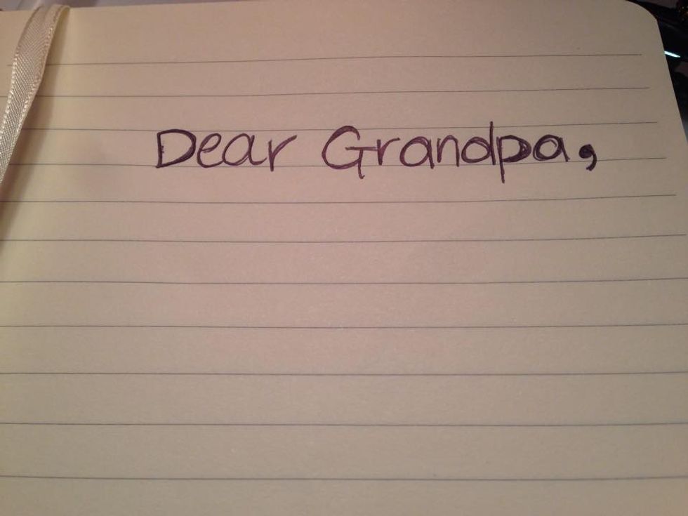 A Short Thank-You Letter To My Loving Grandfather