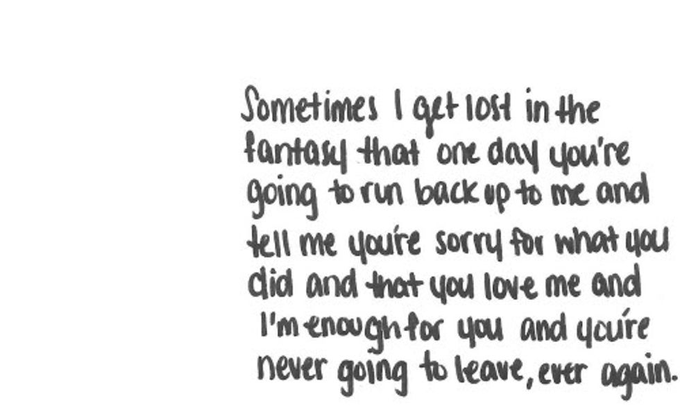 Let Go Of Living In A Fantasy