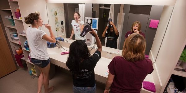 The 10 People You Meet In The Communal Bathrooms