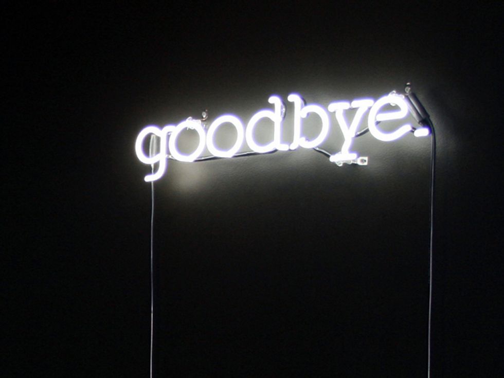 To The Person I Need To Say Goodbye To