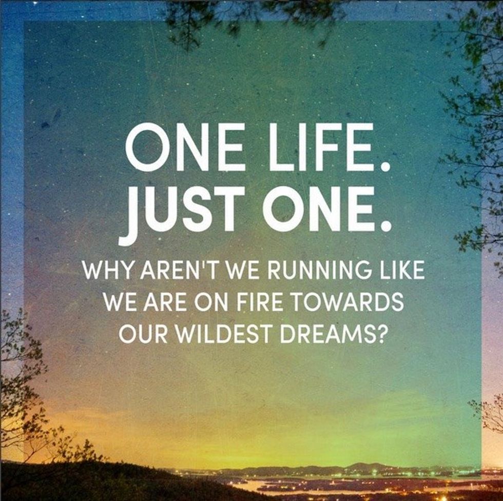 When that Inspirational Facebook Quote Actually Sticks