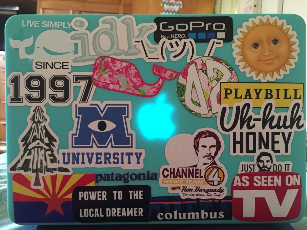 6 Stickers You’ll See On A College Student's Laptop