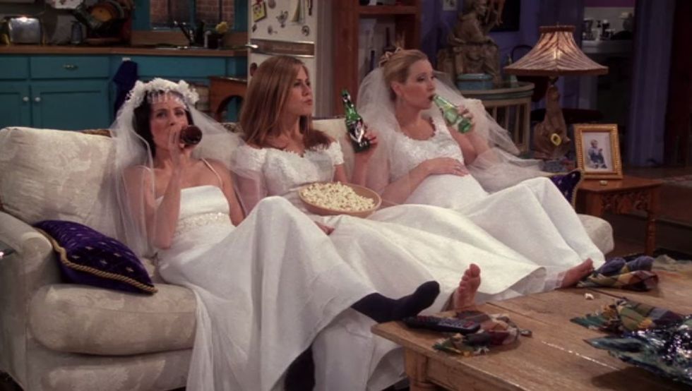 Finals Week, As Told By The Ladies Of Friends
