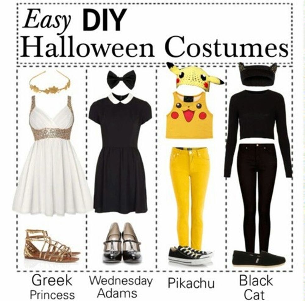 Quick Easy DIY Costumes for Halloween