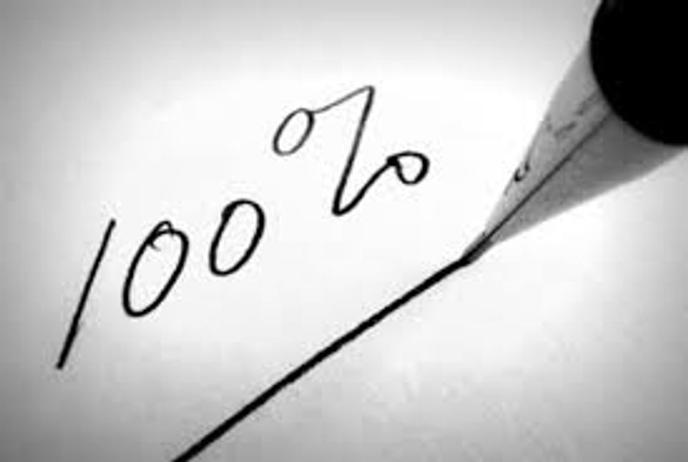 Why 100 Percent Is Too Much To Ask