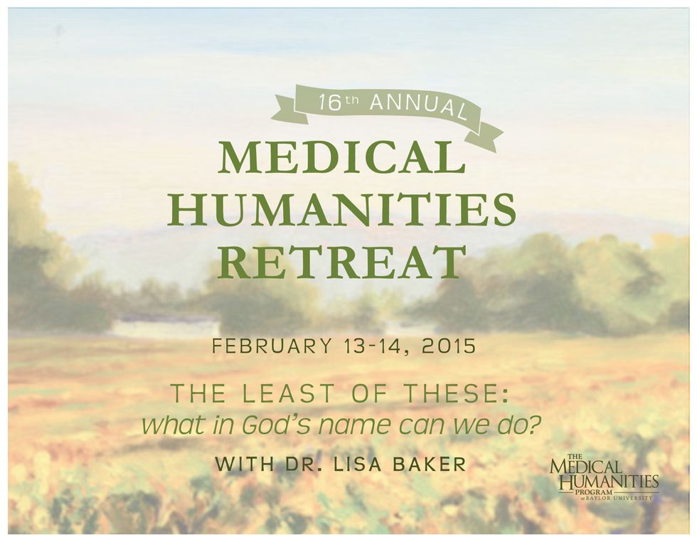 Join the 16th Annual Baylor Medical Humanities Retreat