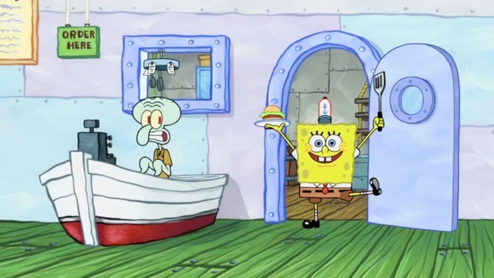 11 Things Every Server Working In Any Restaurant Ever Has Experienced, As Told by Spongebob