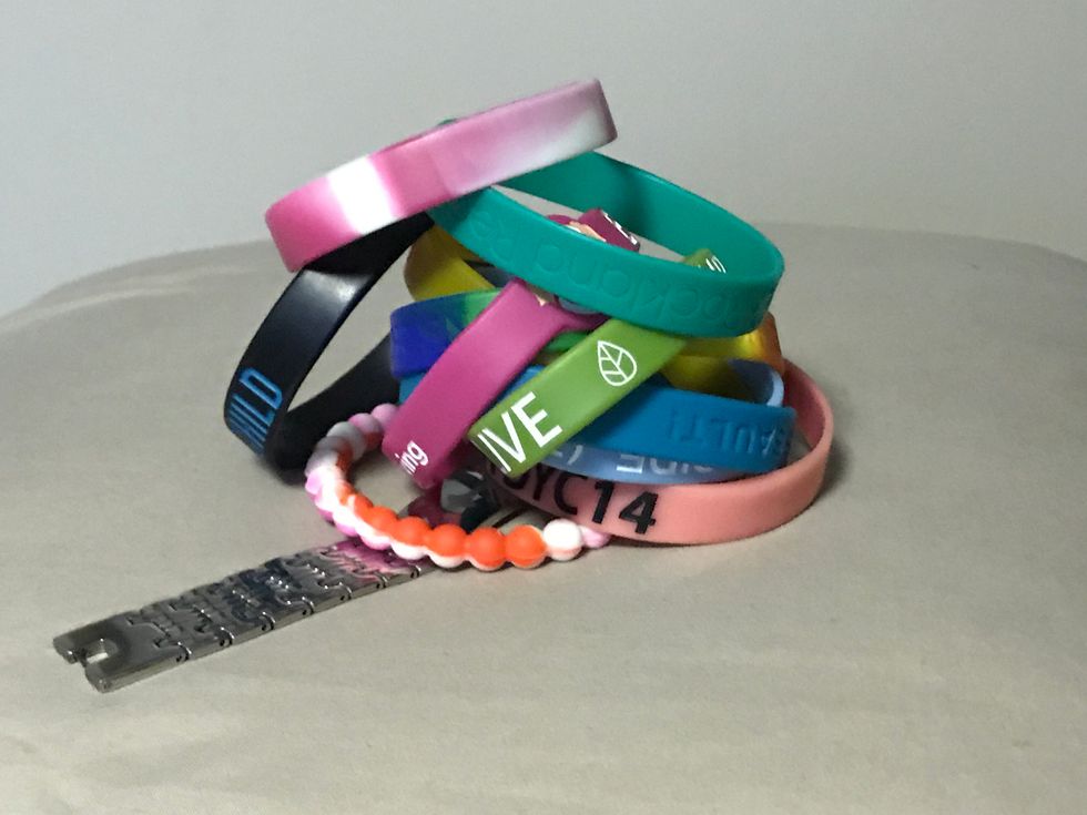 The Last 10 Rubber Ovals On My Left Arm