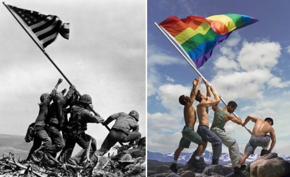 To The Guy Who Believes The Gay Pride Flag Is Not As Important As The American Flag
