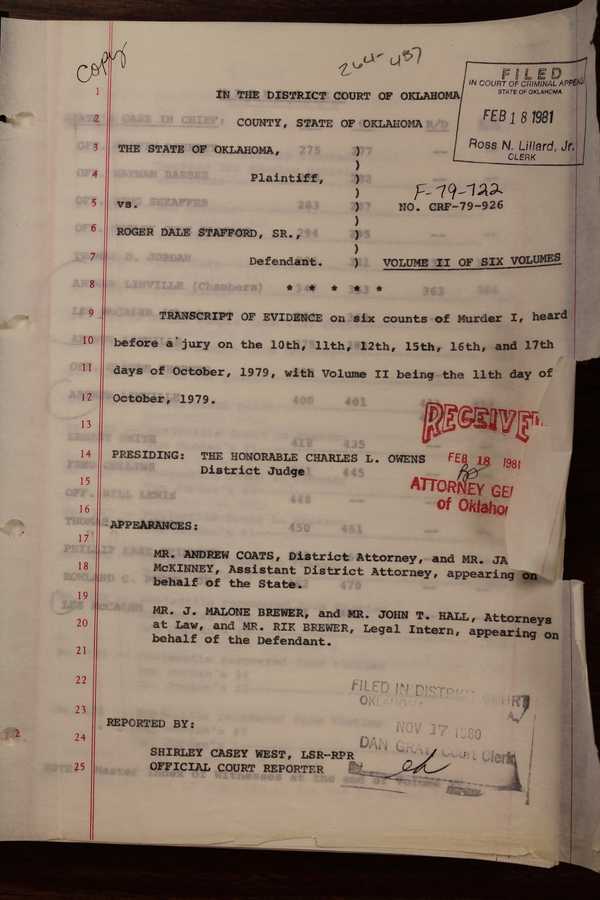 Oklahoma Files Part 1: The Stafford Killings Of 1978