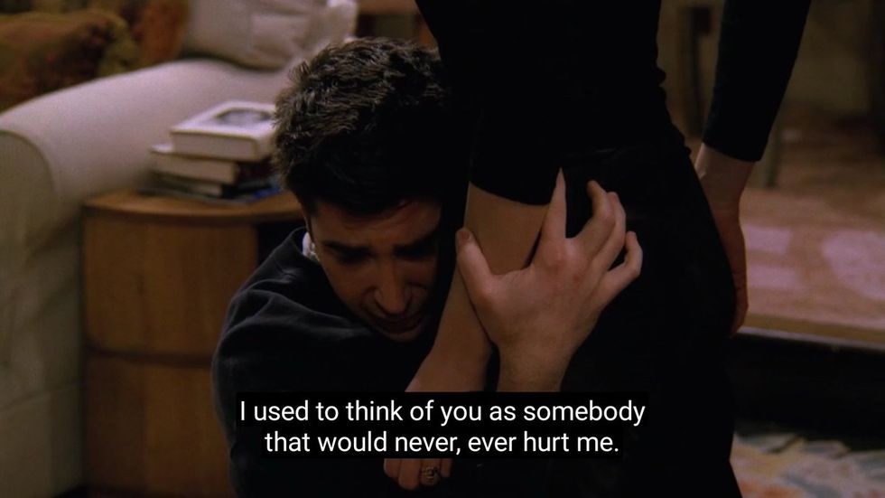 I Never Thought You Would Be The One To Break Me.