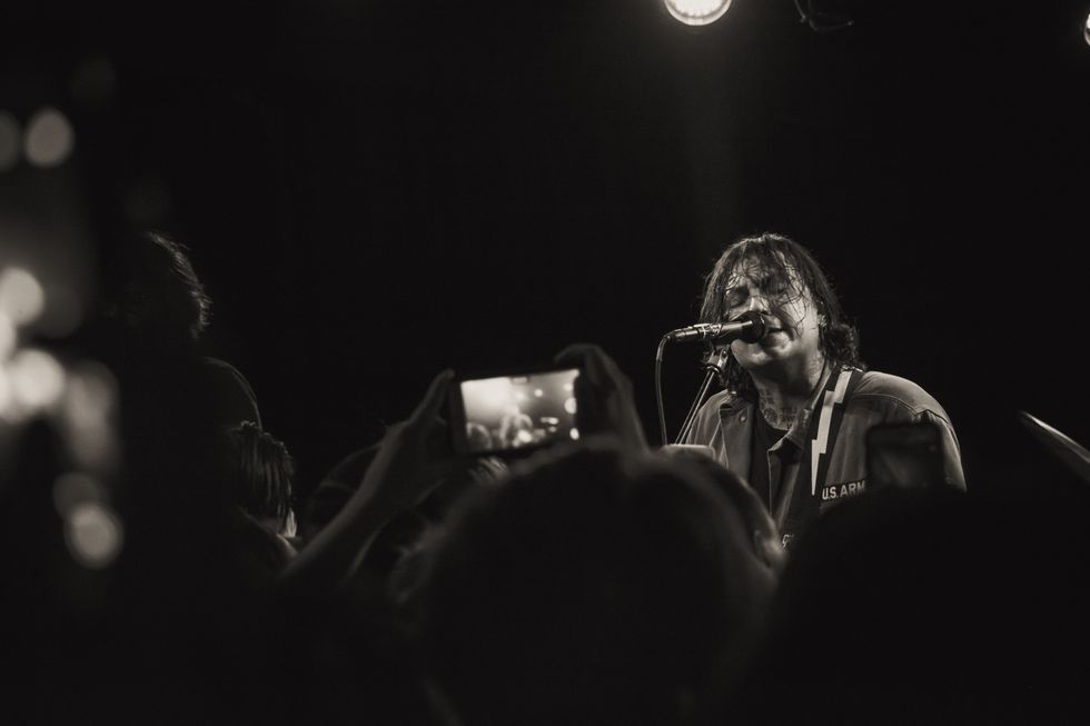 Frank Iero blows the roof off of the Marquis Theatre
