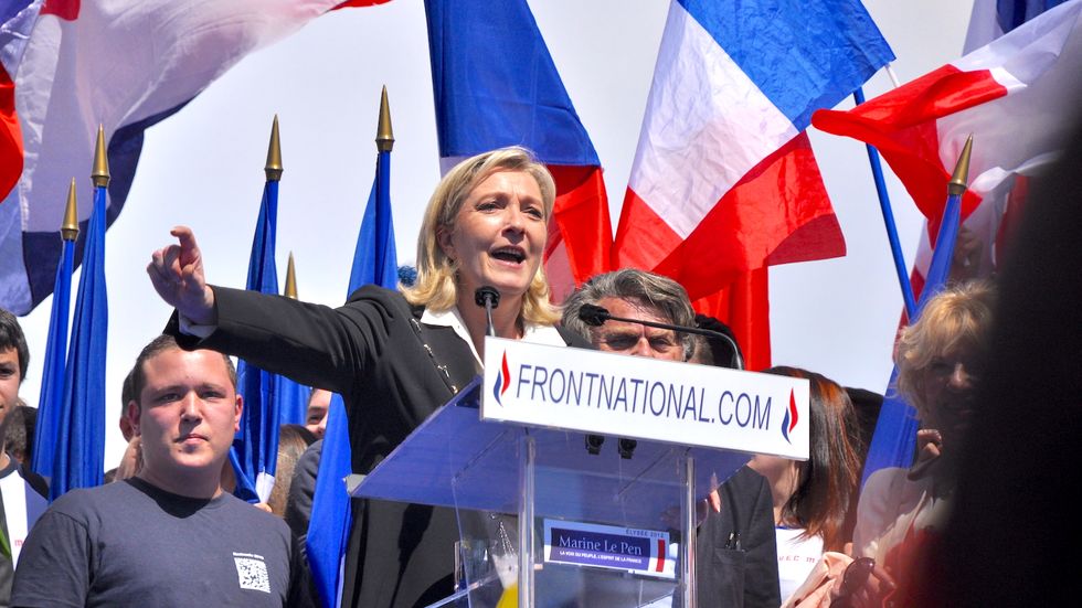 Protests In France Are Held Against Marine Le Pen