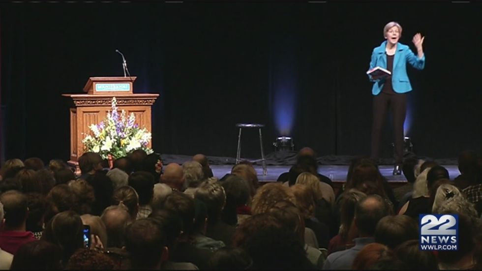 Senator Elizabeth Warren Speaks At Mount Holyoke College