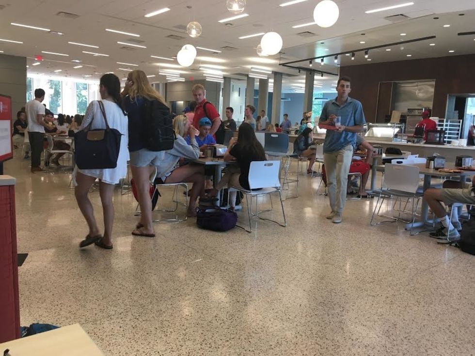 15 First Thoughts You Have Entering The 'Tully Dining Commons'