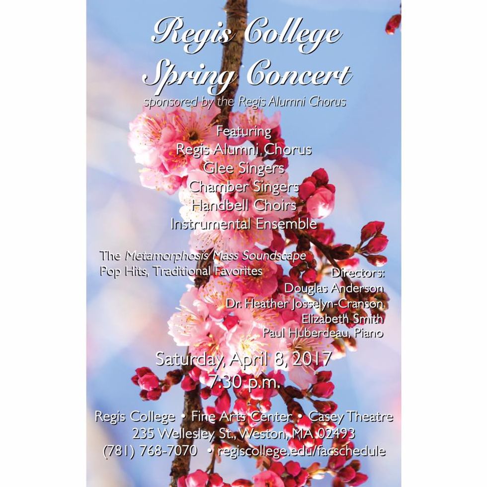 Come out and support on April 8th at the spring concert