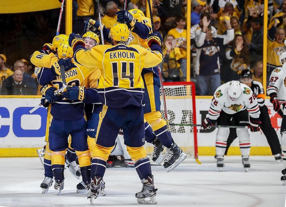 Sweep, Sweep: Predators Defeat Blackhawks In Round 1