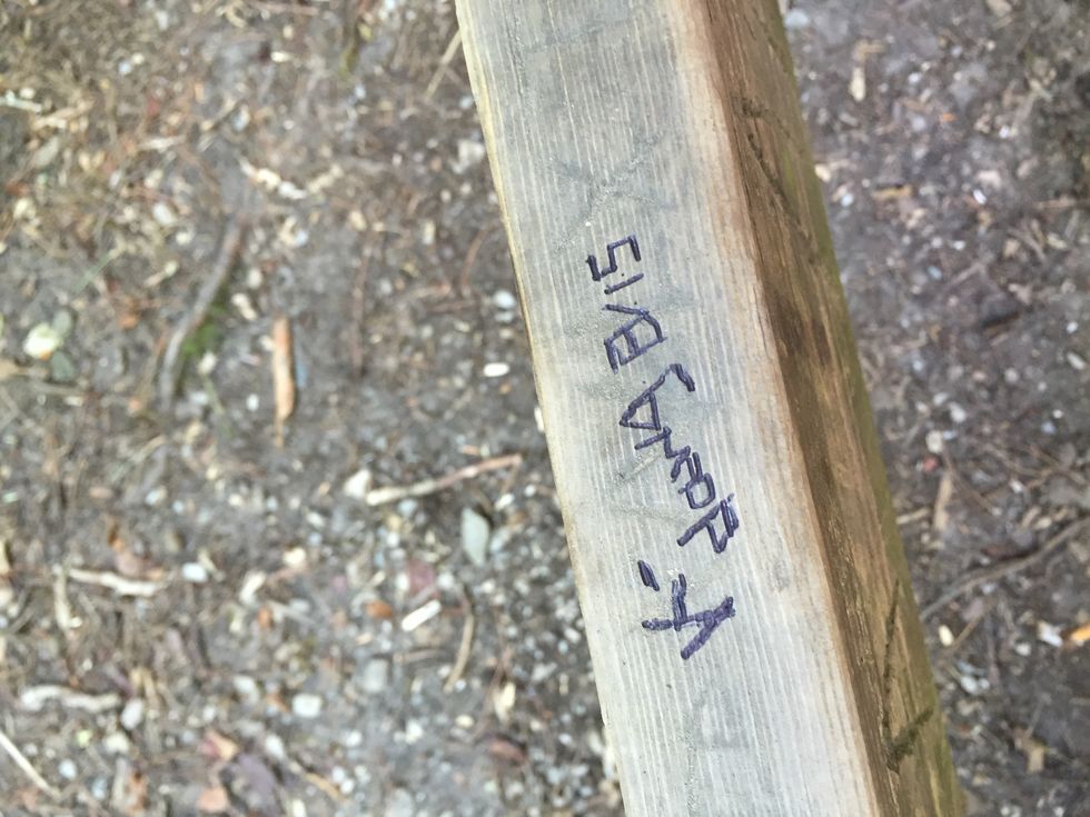 Thoughts About Engraved Names in a Coffee Shop Table