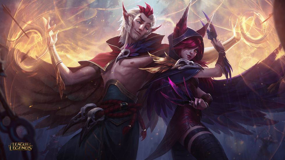 The Silver Perspective: Xayah and Rakan (League of Legends)