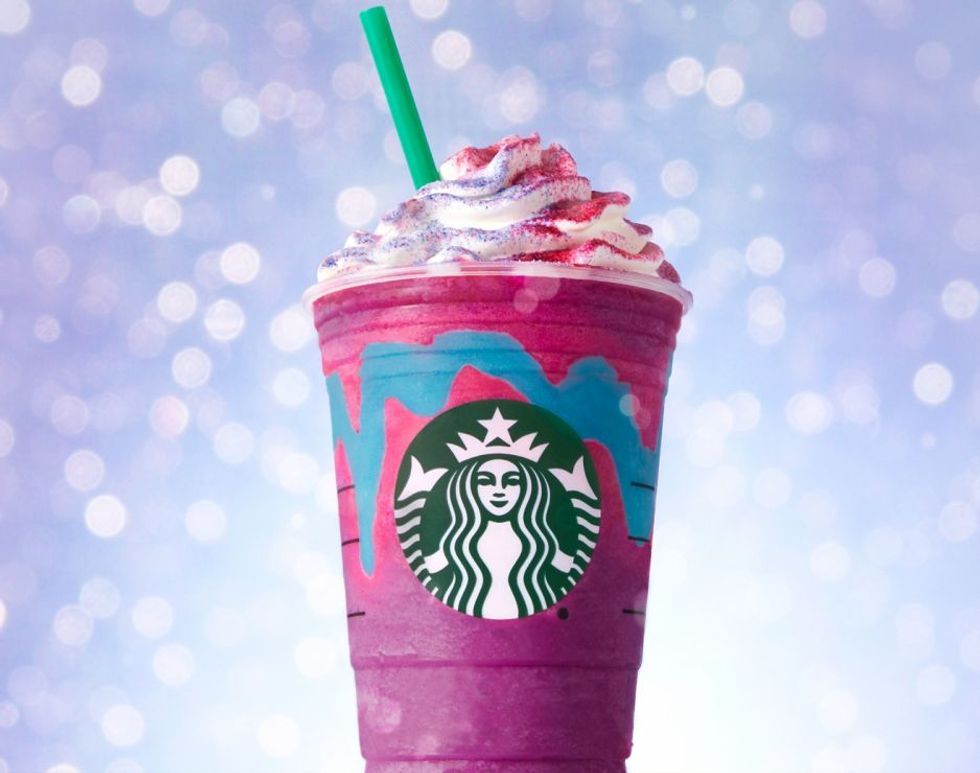 I Tried The Unicorn Frappuccino From Starbucks So You Don't Have To