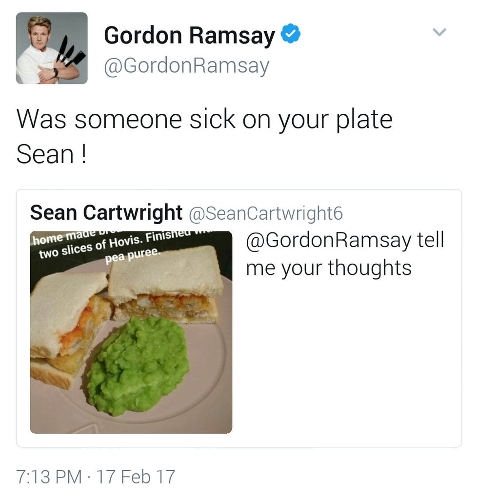 A Collection of the Gordon Ramsay's Best Clapbacks