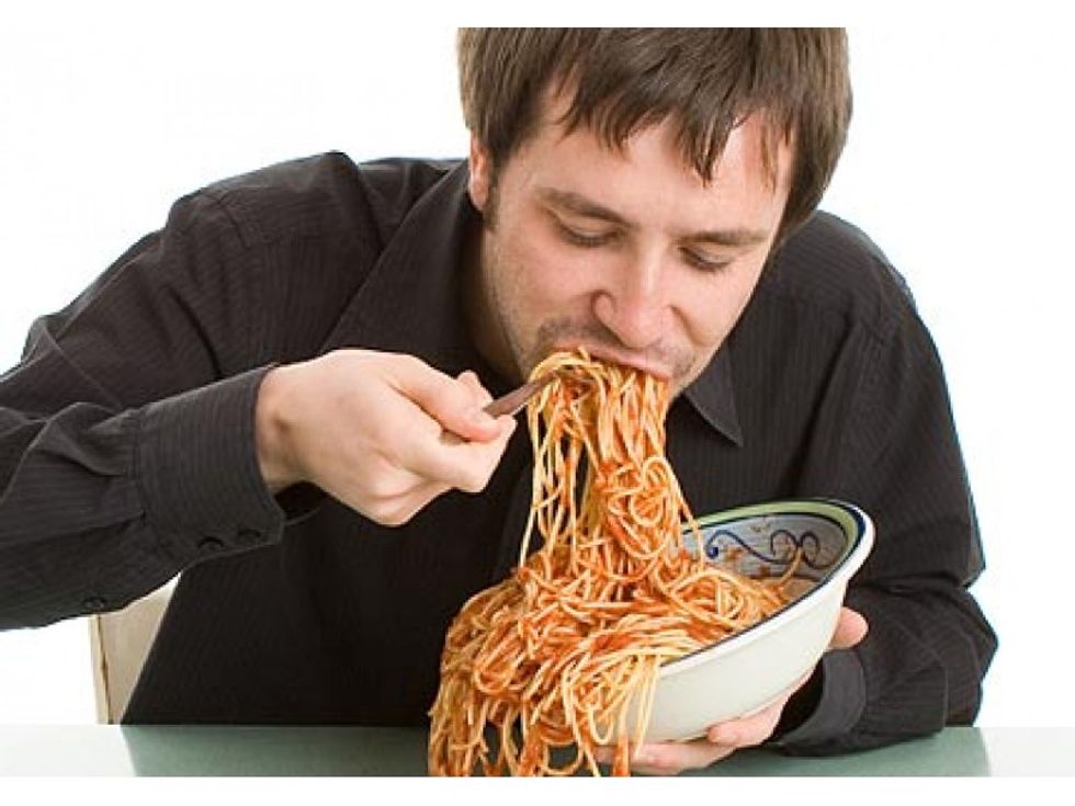 I call this date, Luca Spaghetti