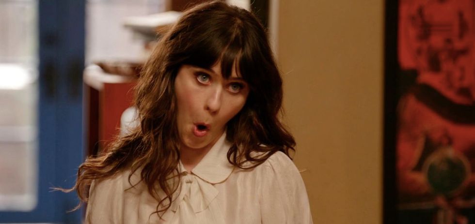 The Stages Of Painting A Cooler, As Told By Jessica Day From 'New Girl'